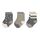 LÄSSIG Unisex Kinder- und Babysocken 3er Set/ Anthracite/Olive Größe 19-22