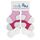 Sock Ons - Baby-Sockenhalter - 6-12 Monate - 3er Pack (1 x Weiß, 1 x Fuchsia, 1 x Baby Pink) - Erstaunliches Vorteilspaket - Baby-Socken immer anziehen!