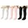 Durio Baby Strumpfhose für Mädchen Baumwolle Kinderstrumpfhose Kinder Strumpfhosen Set Warme Strümpfe Leggings 3 Paar-Weiß Schwarz Hellpink 2-4 Jahre