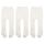 Durio Baby Strumpfhose für Mädchen Baumwolle Kinderstrumpfhose Kinder Strumpfhosen Set Warme Strümpfe Leggings 3 Paar Weiß 6-12 Monate