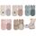 Exemaba Rutschfeste Socken für Baby Mädchen Jungen 5 Paar Kinder Anti Rutsch Socken Sportsocken Stoppersocken (L, 5 Farben)