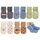 Exemaba Rutschfeste Socken für Baby Mädchen Jungen 5 Paar Kinder Anti Rutsch Socken Sportsocken Stoppersocken(6-12 Monate, B 5 Farben)