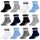 HYCLES Stoppersocken Kinder - 12 Paar ABS Socken für Baby, Jungen, Mädchen, Kleinkind - Rutschfeste Antirutsch Socken für 3-5 Jahre