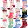 Welwoos Stoppersocken Kinder Baby Mädchen Lustige Socken Antirutschsocken Kinder Anti Rutsch Rutschfeste Geschenk Baumwolle Socken für Kinder Mädchen Kleinkind 12 Paare(Cartoon,30-34)
