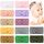 JOYOYO 12 Stück Baby Stirnbänder für Mädchen mit Haarschleifen - Weiche Nylon Stirnbänder für Neugeborene, Kleinkinder
