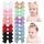 Jollybows 20 Stück Baby Mädchen Haarschleifen, 2 Zoll / 5 cm Haarspangen Haarklammern Haarclips Spangen Baby Haarschmuck für Mädchen Kinder Teenager Damen (Helle Farbe)