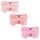 DRESHOW Stirnband Baby Mädchen Dehnbare Nylon Stirnbänder Handgefertigte Schleife Haarband for Neugeborene Kleinkinder Kinder 3 Stück