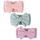 DRESHOW Stirnband Baby Mädchen Dehnbare Nylon Stirnbänder Handgefertigte Schleife Haarband for Neugeborene Kleinkinder Kinder 3 Stück