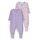 Name IT Baby - Mädchen Nbfnightsuit 2p Zip Ff Petit Flower Noos Schlafanzug, Pastel Lilac, 98 EU