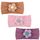 DRESHOW Stirnband Baby Mädchen Dehnbare Nylon Stirnbänder Handgefertigte Blumen Haarband for Neugeborene Kleinkinder Kinder 3 Stück