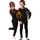 HOPLYNN - Thermal Athletic Set für Children Funktioneller Sportanzug Ski Thermal Set Jungen Atmungsaktive Thermal Athletic Football Ski mit Fleece Schwarz L