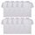 Fruit of the Loom Herren Heavy Cotton 10 Pack Tee T-Shirt, Grau (Heather Grey 94), Large