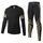 Echinodon Sportunterwäsche Kinder Fußball Jungen Mädchen Schnelltrockend Funktionsunterwäsche Kompressionsunterwäsche Set für Fitness Running Fußballtraining Basketball Radsport A-Golden 28