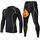 Echinodon Kinder Sportunterwäsche Fußball Junge Funktionsunterwäsche Set Kompressionsshirt + Kompressionshose Kompressionsunterwäsche für Training Skifahren Radsport (Fleecefutter-Grün, 128)
