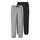 NAME IT Jungen NKMSWEAT Pant BRU, Grey Melange/W. Dark Sapphire, 164