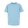 Build Your Brand Kinder T Shirt Basic – Rundhals Kurzarm Tee aus Baumwolle mit klassischer Passform für Alltag Schule Sommer und Freizeit Outfits,Balticblue,146-152