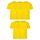 Fruit of the Loom 5er Pack Valueweight T Kids Kinder T-Shirt, Größe:140, Farbe:5X gelb