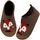Kyopp Hausschuhe Kinder Junge Mädchen Pantoffeln Atmungsaktive Rutschfest Weich Barfussschuhe für Lauflernschuhe Kleinkinder Schuhe Kindergarten Unisex (Fuchs Dunkle Kaffeefarbe 28/29EU)