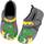 Kyopp Hausschuhe Kinder Junge Mädchen Pantoffeln Atmungsaktive Rutschfest Weich Barfussschuhe für Lauflernschuhe Kleinkinder Schuhe Kindergarten Unisex (Zerbrochene Schalen-Dinosaurier 32/33EU)