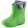 Ladeheid EVA Kinder Jungen Mädchen Gummistiefel Regenschuhe gefüttert Regenstiefel Gummischuhe LA-CA-04 (Grün/Grau, 28/29 EU)