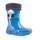DEMAR Kinder Gummistiefel gefüttert STORMER LUX (30/31, Blau)