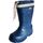 DEMAR. Kinder Mädchen Jungen Gummistiefel Wolle gefüttert Regenstiefel leichtes Eva Material (36/37, Blau)