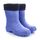 LEMIGO Unisex Kinder EVA Gummistiefel Gefüttert Leichte Warme Regenstiefel Jungen Mädchen TERMIX 861 22-37 EU (Blau, 24/25)