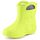 Ladeheid EVA Kinder Jungen Mädchen Gummistiefel Regenschuhe gefüttert LA-CA-03 (Limone, 24/25 EU)