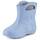 Ladeheid EVA Kinder Jungen Mädchen Gummistiefel Regenschuhe gefüttert LA-CA-03 (Hellblau, 32/33 EU)