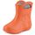Ladeheid EVA Kinder Jungen Mädchen Gummistiefel Regenschuhe gefüttert LA-CA-03 (Orange/Grau, 26/27 EU)