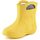 Ladeheid EVA Kinder Jungen Mädchen Gummistiefel Regenschuhe gefüttert LA-CA-03 (Gelb/Grau, 28/29 EU)