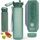 Hydracy Trinkflasche mit Fruchteinsatz - 1L Wasserflasche - BPA-freie Trinkflasche mit Zeitmarkierung Auslaufsichere Sportflasche - Kondensationsfrei für Sport und Outdoor