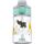 SIGG - Tritan Trinkflasche Kinder - Miracle Jungle - Mit Trinkhalm - Auslaufsicher - Spülmaschinenfest - Microwellengeeignet - Kratzresistent - BPA-frei - Schule & Sport - Grün mit Tieren - 0,35L