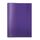 HERMA 7496 Heftumschlag A4 Transparent Violett Lila, Hefthülle aus strapazierfähiger & abwischbarer Polypropylen-Folie, durchsichtige Heftschoner für Schulhefte, farbig