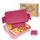IJIAMY Brotdose Kinder mit Fächern, Bento Box Kinder, Auslaufsicher Lunchbox Kinder, Brotbox für Mädchen & Jungen, Snackbox, Perfekt für Schule, Kindergarten & Ausflüge