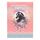 goldbuch 43 141 Freundebuch Luna, Freundschaftsbuch DIN A5 mit 84 illustrierte Seiten, für Kita, Hort und Grundschule, für Beste Freunde in der Schulzeit, Kunstdruck Einband mit Pferde-Motiv, Rosa