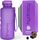 Hydracy Trinkflasche mit Strohhalm und Zeitmarkierung - 2L Wasserflasche - BPA-freie Trinkflasche - Auslaufsichere Sportflasche - Kondensationsfrei für Sport und Outdoor