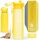 Hydracy Trinkflasche mit Fruchteinsatz - 500ml Wasserflasche - BPA-freie Trinkflasche mit Zeitmarkierung Auslaufsichere Sportflasche - Kondensationsfrei für Sport und Outdoor