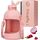 Hydracy Wasserflasche mit Aufbewahrungstasche und Strohhalm, groß, 2,3 l, BPA-frei, motivierende Wasserflasche mit Zeitmarkierung, auslaufsichere Sportflasche, ideal für Fitness oder Sport und Outdoor