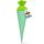 itenga Bastelschultüte Schultütenrohling Zuckertüte Schultüte 70cm rund mit und ohne Filzverschluss (Mintgrün mit Filzverschluss)