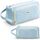 KALIDI Federmäppchen Mäppchen Federtaschen 2 Fächer, extra groß Pencil Case Stifte Etui Schule, Aesthetic Federmäppchen Mäppchen für Mädchen und Jungen, Cord Blau