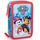 Clondo 3-Fach Federmäppchen für Kinder – Für Fans von PAW Patrol – Komplett gefüllt mit Stiften, Schere, Lineal & mehr – Perfekt für Schule & Geschenk