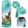Jarlson® Trinkflasche Kinder Edelstahl MALI [THERMOSFLASCHE] - Kindertrinkflasche Auslaufsicher - Thermoskanne Kohlensäure geeignet - Thermo Trink Flasche für Schule & Kindergarten (350ml, Pferd 2.0)