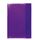 HERMA 19608 Heftumschläge A4 Transparent Violett Lila, 10 Stück, Hefthüllen aus strapazierfähiger, abwischbarer & extra dicker Polypropylen-Folie, durchsichtige Heftschoner Set für Schulhefte, farbig