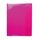 HERMA 19625 Heftumschläge Quart Transparent Pink Rosa, 10 Stück, Hefthüllen aus strapazierfähiger, abwischbarer & extra dicker Polypropylen-Folie, durchsichtige Heftschoner Set für Schulhefte, farbig