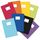 Papierdrachen 8 hochwertige Heftumschläge aus Papier für Kinder | DIN A4| Motiv einfarbig - Heftschoner ideal für die Schule - Heftumschlag 250g/m² - Set Nummer 5