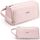 KALIDI Federmäppchen Mäppchen Federtaschen 2 Fächer, extra groß Pencil Case Stifte Etui Schule, Aesthetic Federmäppchen Mäppchen für Mädchen und Jungen, Nylon Rosa