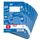 herlitz Vokabelheft A6, 14,8 x 10,5 cm, 32 Blatt, Lineatur 53 liniert mit Mittelstrich, 10 Stück
