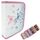 itenga Schüler-Etui 28 teilig gefüllt 1-Zipper Federmäppchen für Jungen und Mädchen (Schmetterling Elara)
