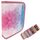 itenga Schüler-Etui 28 teilig gefüllt 1-Zipper Federmäppchen für Jungen und Mädchen (Regenbogen Wasserfarben)
